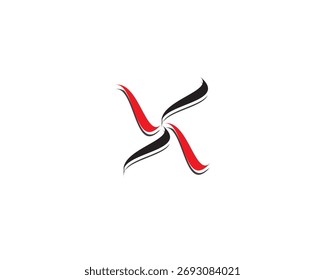 abstract circle rotation motion logo vector
