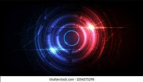 abstract circle sci fi futuristic technology innovation concept background