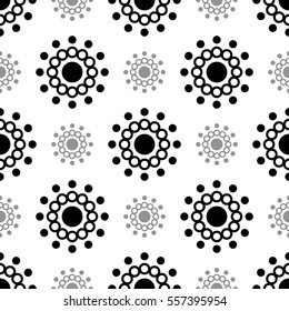 abstract circle seamless pattern, carnival and geometric concept, Endless texture can be used for wallpaper, pattern fills, web page background,surface textures.