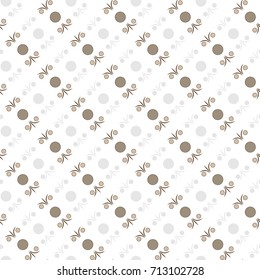 Abstract of circle seamless pattern. Fashion graphic design. Modern stylish texture. Monochrome template for prints, textiles, wrapping, wallpaper, card, banner, business. Vector illustration