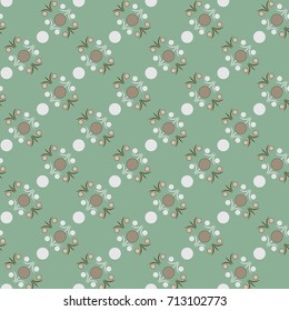 Abstract circle seamless pattern. Fashion graphic background design. Modern stylish abstract texture. Design colorful template for prints, textiles, wrapping, wallpaper, website. Vector illustration