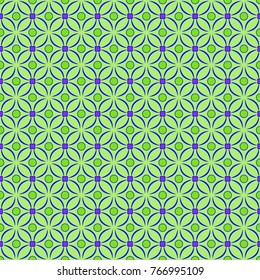 Abstract of circle seamless pattern. Fashion graphic background design. Modern stylish abstract texture. Design colorful template for prints, textile, wrapping, wallpaper, website. Vector illustration
