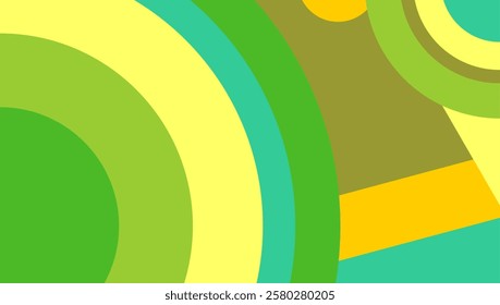 Abstract circle shape background with beautiful colors, cheerful background, colorful background
