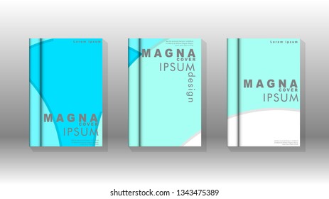 Abstract circle shape backgrounds for posters, covers, brochures, company annual business, etc. vector template cover book
