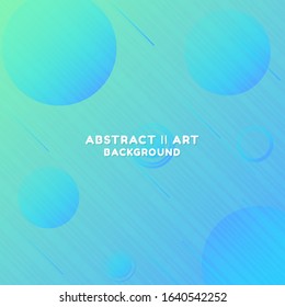 Abstract circle shape banner geometric style modern design blue color line pattern. vector illustration.