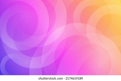 Abstract circle shape gradient color background vector