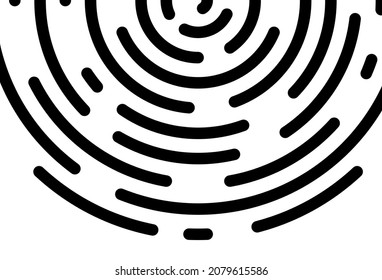 Abstract circle shape lines illustration