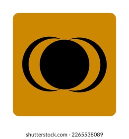 Abstract  circle shape logo element vector 