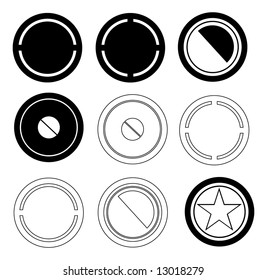 Abstract circle shapes