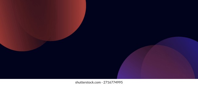 Formas Abstractas del círculo con el gradiente aislado en fondo negro. Conjunto de Vector. Gradientes fluidos y vívidos para Anuncios. Diseño moderno de moda. Forma líquida.