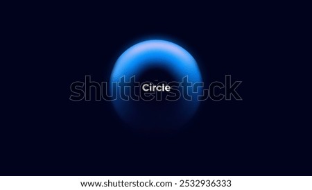 Abstract circle shapes with gradient isolated on black background. Vector set. Fluid vivid gradients for banners. Modern trendy design. Liquid shape. Colorful bright neon template. Dynamic soft color.