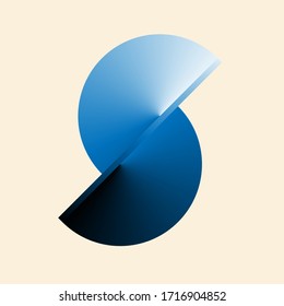 formas de círculo abstracto con degradado. diseño de logotipo o plantilla de icono