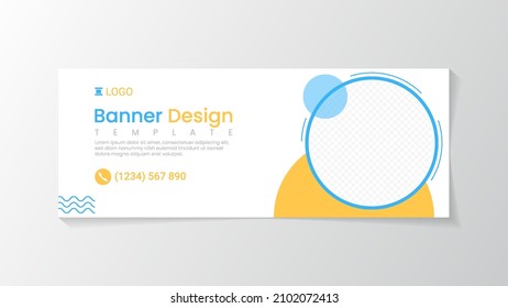 Abstract circle shapes style design for promotion your product business. Modern and minimalist style design