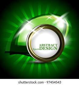 abstract circle Smooth shine Waves Design in vector Background.