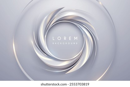 Abstract circle soft light shapes background