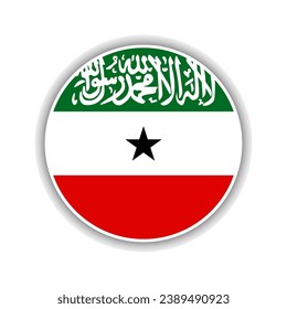 Abstract Circle Somaliland Flag Icon