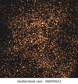 Abstract circle space futuristic background. Snow of glowing particles. Digital technology style. Blank for business and medical presentations or gift cards. Vector EPS10