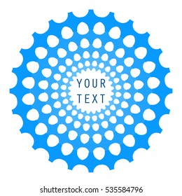 Abstract circle with space for your text
