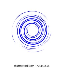 Abstract circle splash vector illustration