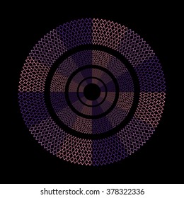 Abstract circle swirl background.