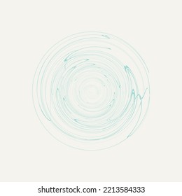 abstract circle swirl drop vector illustration