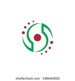 abstract circle swirl logo Design