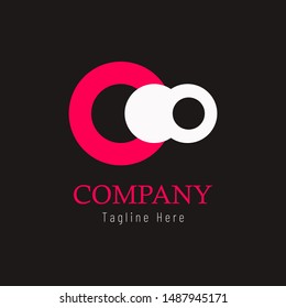 abstract circle swirl logo design Template