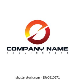 Abstract circle swirl logo design. Universal vector logotype.