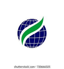 Abstract Circle and Swoosh Logo Design for Finance Business 