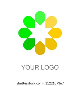 Abstract Circle Symbol & Logo Icon Vector Template