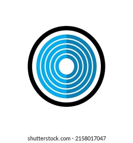 Abstract Circle Target O Logo Vector Design Inspiration
