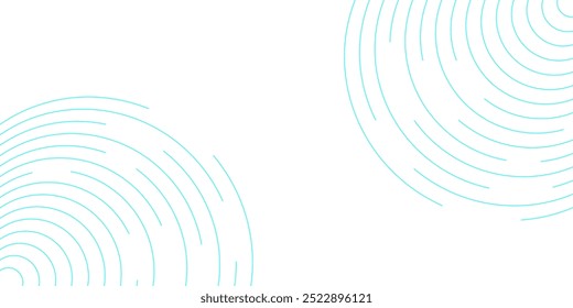 Abstract circle technology background on white
