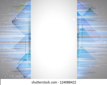abstract circle technology business background