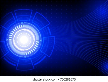 Abstract circle of technology concept