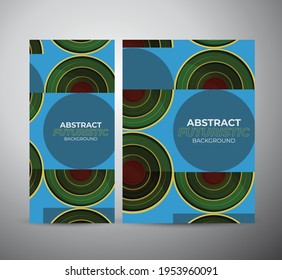 Abstract circle technology pattern banner background, Digital innovation concept for your technology design. vector banner.