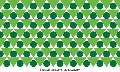 abstract circle triangle seamless design pattern
