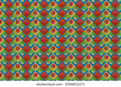 Abstract circle, triangle and square art. Trendy bauhaus pattern set. Vector illustration