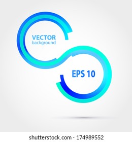 Abstract circle vector background