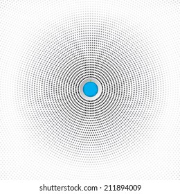 Abstract circle vector design