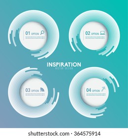 Abstract Circle Vector Design