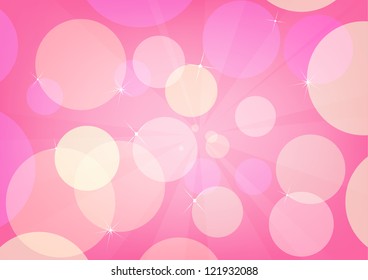 Abstract circle vector design with multicolored