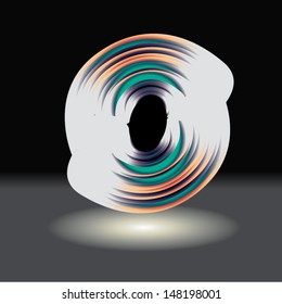 abstract circle. vector illustration.