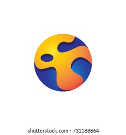 abstract circle vector logo
