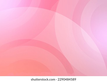 Abstract circle vivid pink pastel bubble dynamic presentation covers background. vector illustration.