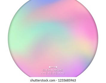 Abstract of circle window papercut colorful gradient background, vector eps10