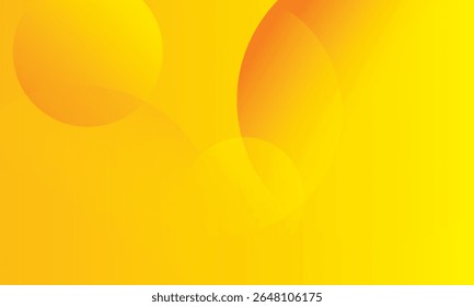 Abstract circle yellow background. Vector illustration