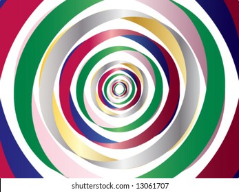 Abstract circles background