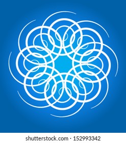 Abstract Circles background