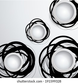 Abstract circles background