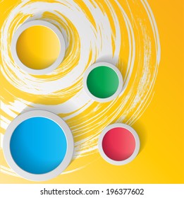Abstract circles background 